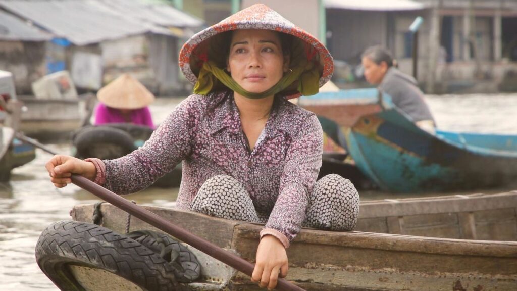 Seller on our Mekong River Tour.