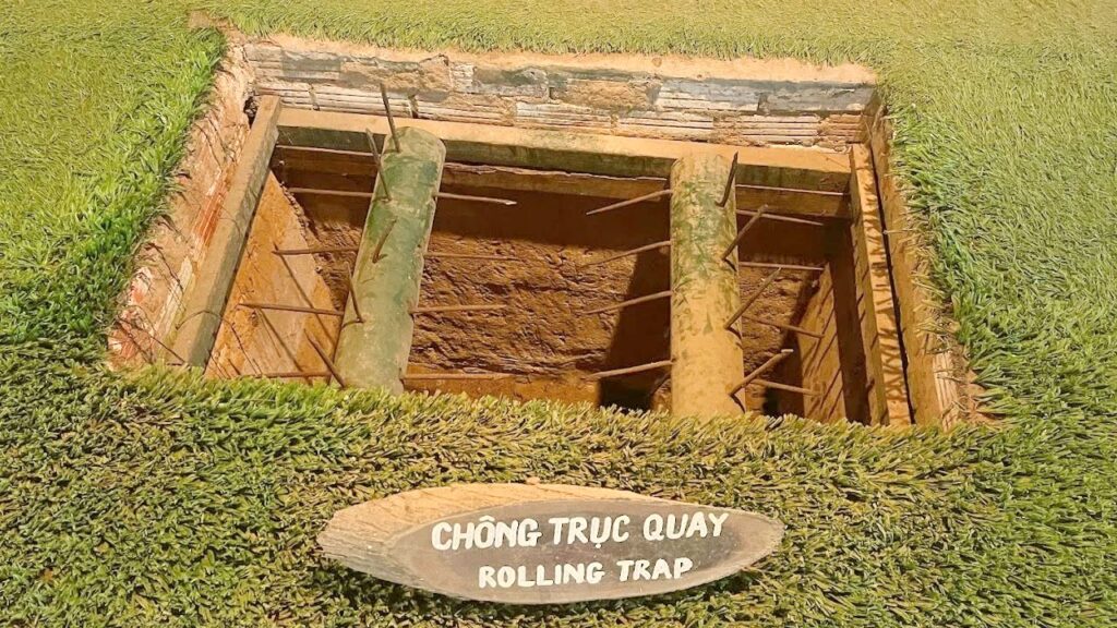 Rolling trap at Cu Chi.