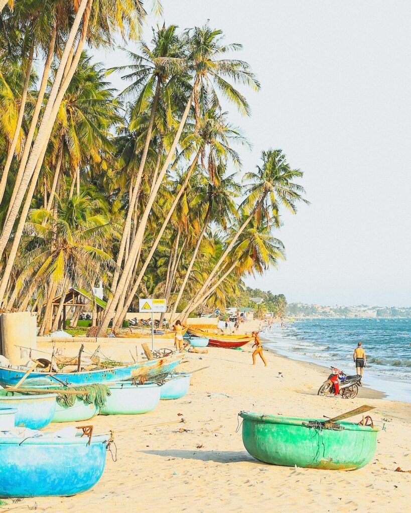 The beach at Mui Ne, seen on one of our Vietnam tour packages.