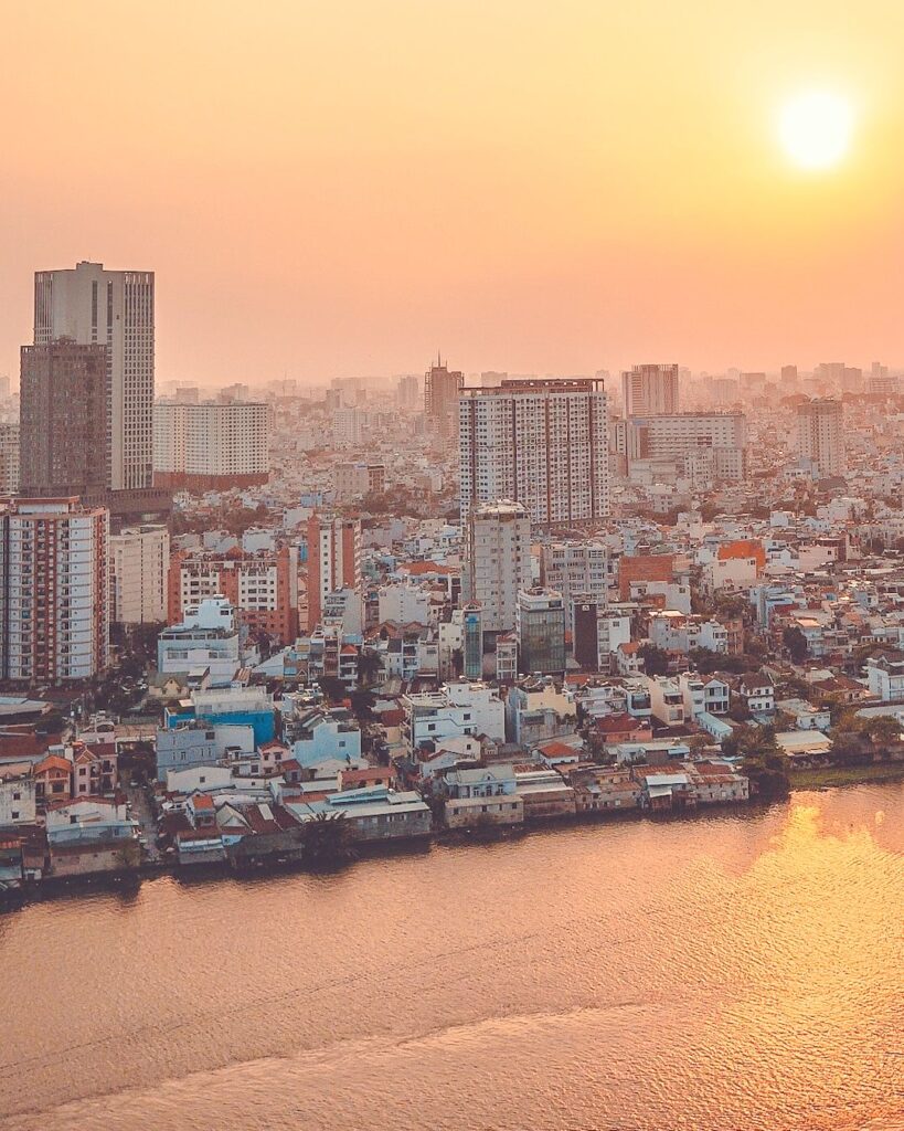 Saigon at night.