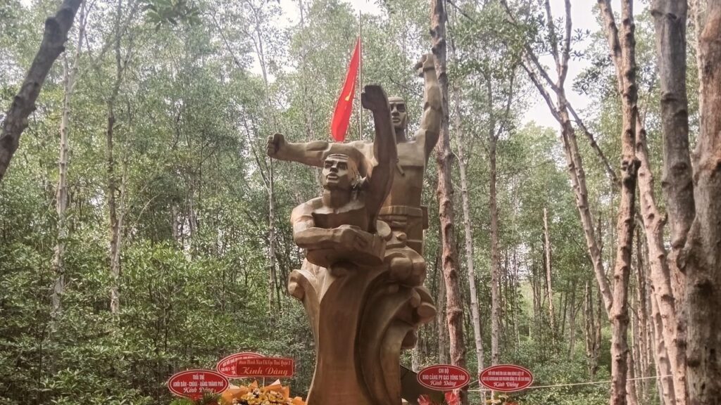 War monument in Can Gio Forest.