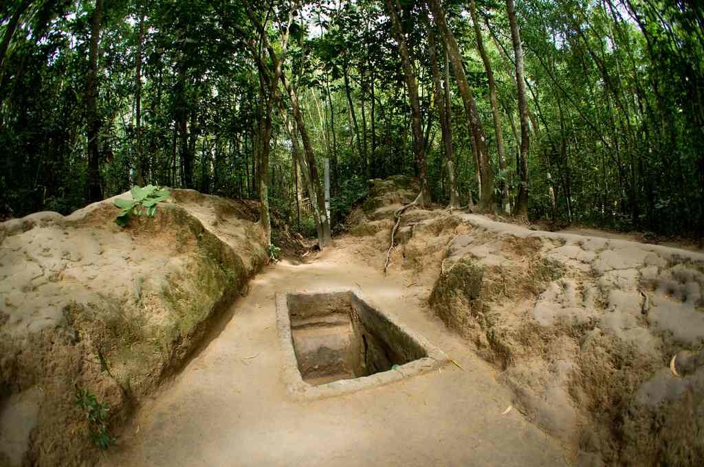 Entrance to Cu Chi Tunnel