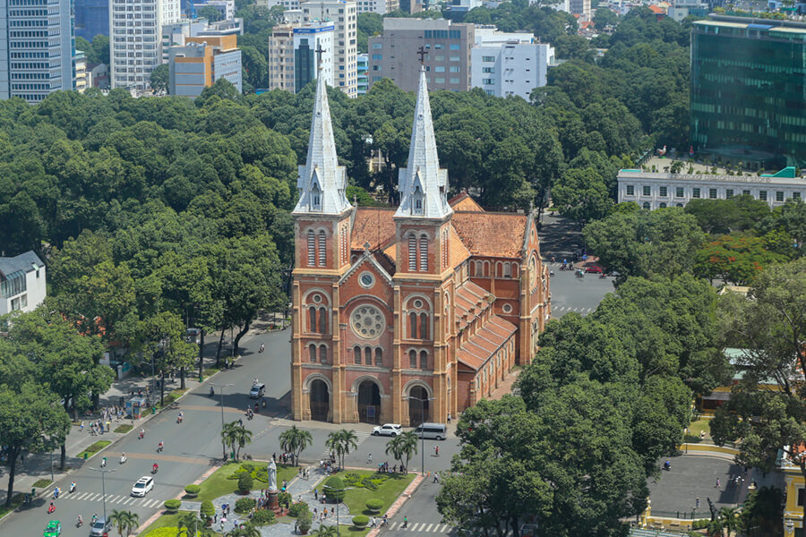 Notre Dame Cathedral in Saigon