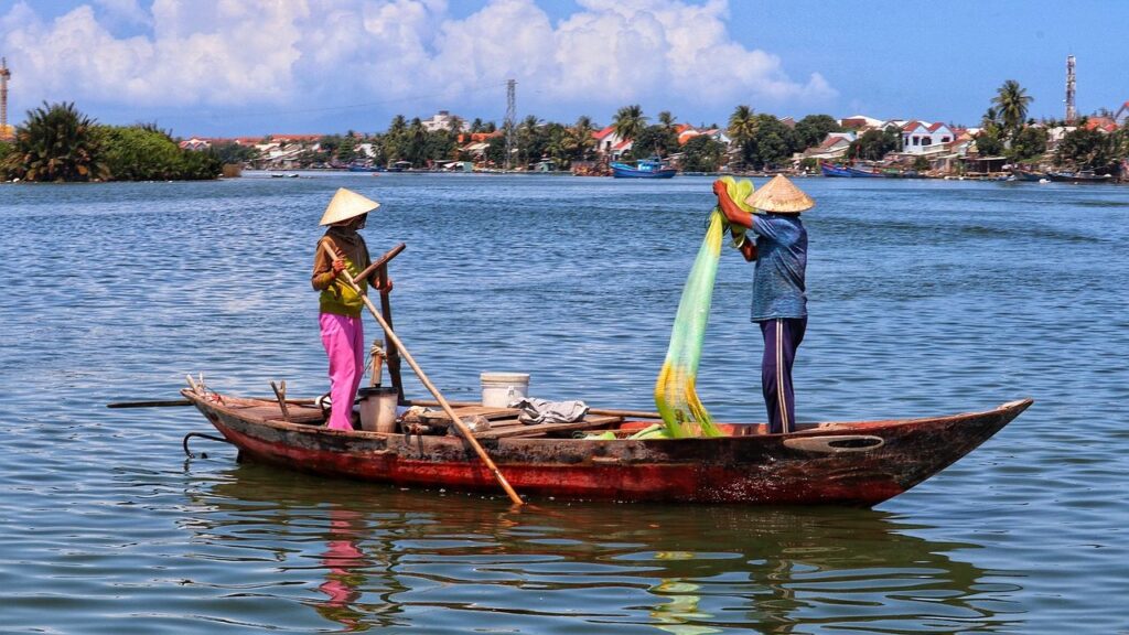 Fishing in Ben Tre