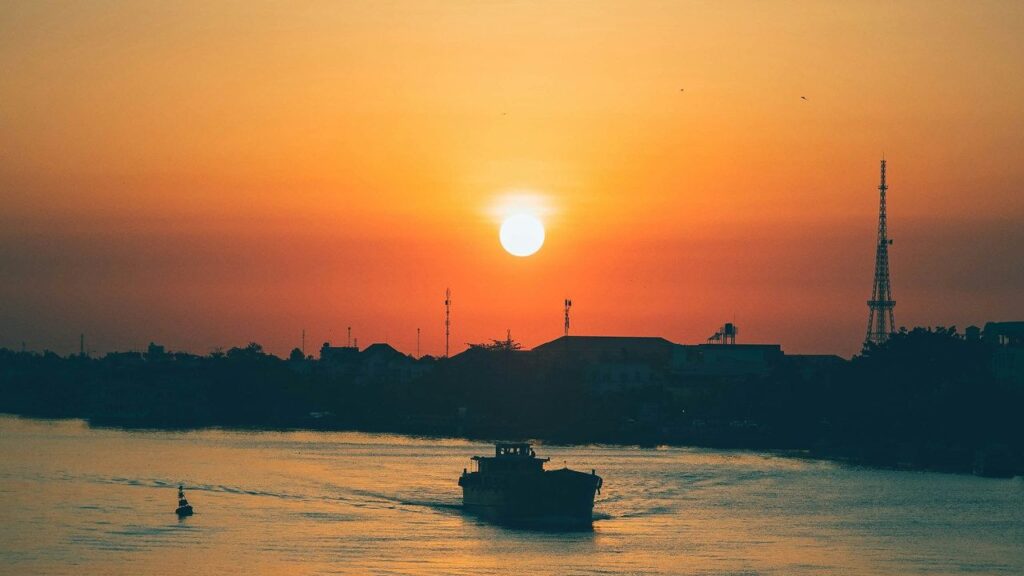 A Ben Tre sunset