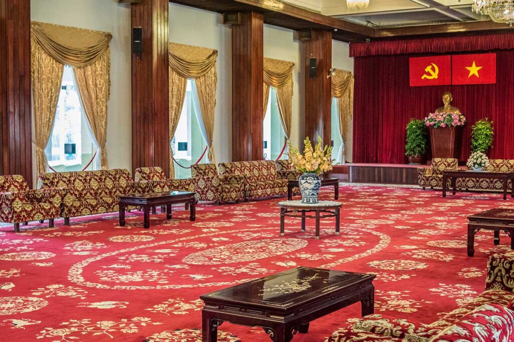 Inside the Reunification Palace