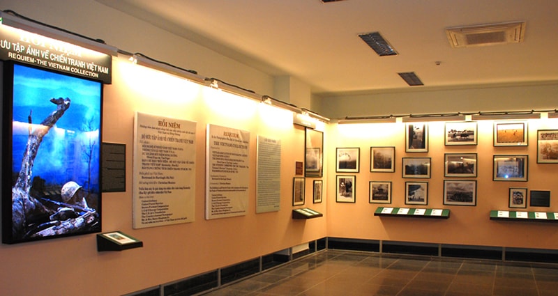 Exhibition in the War Remnants Museum, HCMC