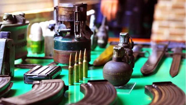 Ammunition and weapons at the Worldwide Arms Museum